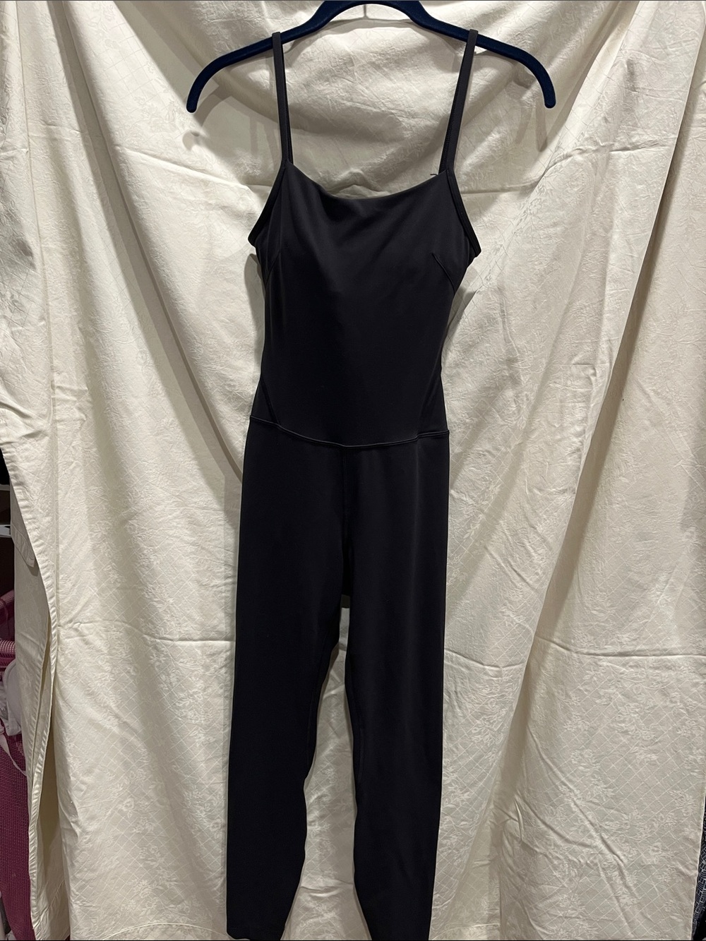 lululemon athletica Black Slim-Strap One-Piece Jumpsuit